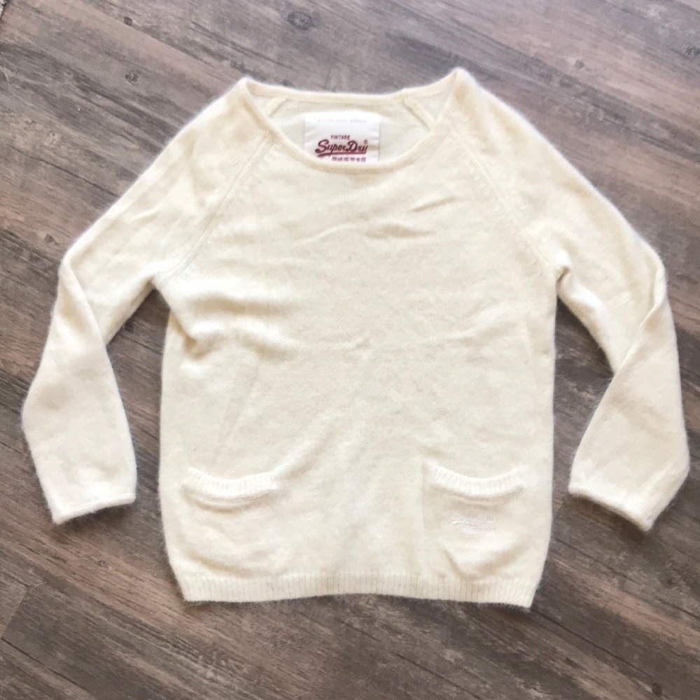 SuperDry Angora Cream Sweater